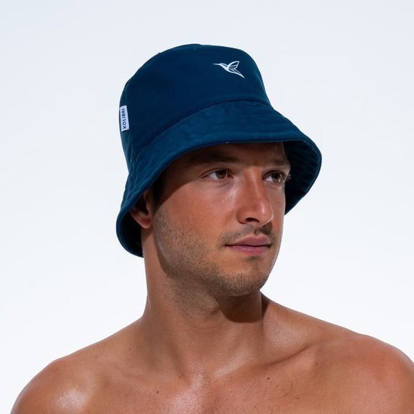 Mens Bucket Hat | 100% Cotton Twill | Deep Ocean