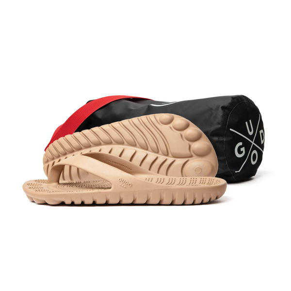 Beach Nude Flip-Flops + Drybag by GUDO WORLD